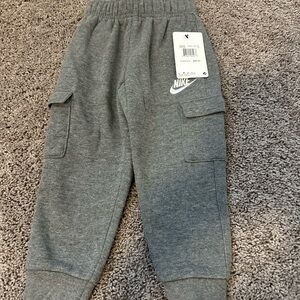 Nike Kids Charcoal Cargo Joggers